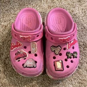 Barbie crocs sz 11